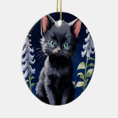 Schattige Black Cat Ornamenten (Rechts)