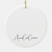 Schattige Black Cat Ornamenten (Achterkant)