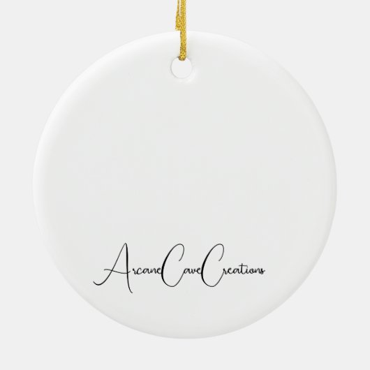 Schattige Black Cat Ornamenten (Achterkant)