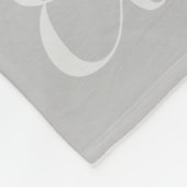 Schattige Black Cat Pink Polka Dots Jouw naam toev Fleece Deken (Hoek)