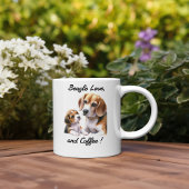 Schattige Black en Browns Beagle Love Koffiemok