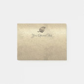 Schattige bladgoud post-it® notes (Voorkant)