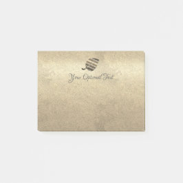 Schattige bladgoud post-it® notes