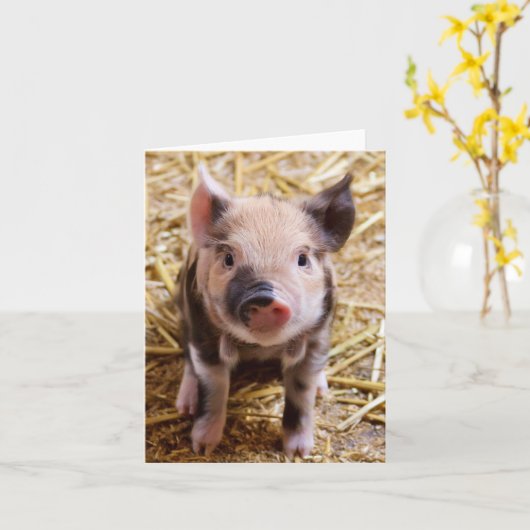 Schattige blanco kaart (Gele Bloem)