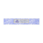 Schattige Blau Konijn Uitnodigingen Wikkel (Vlak)