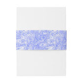 Schattige Blau Konijn Uitnodigingen Wikkel (Achterkant Voorbeeld)