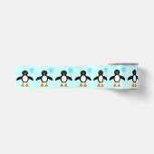 Schattige Blauw Baby Boy Penguin Lint (Voorkant)