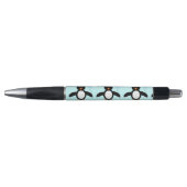 Schattige Blauw Baby Jongen Penguin Pen (Voorkant)