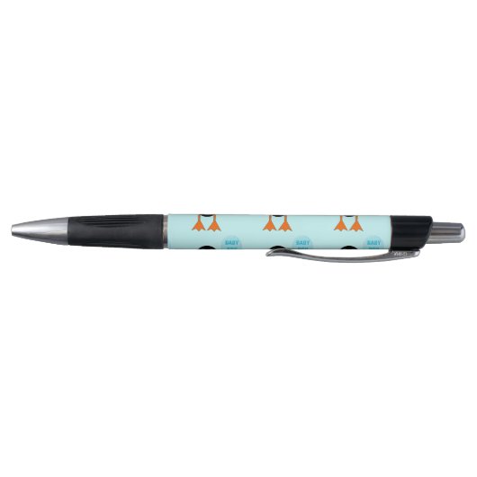 Schattige Blauw Baby Jongen Penguin Pen (Bodem)
