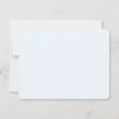 Schattige Blauw Babykleding Babyjongen Bedankt kaa (Achterkant)