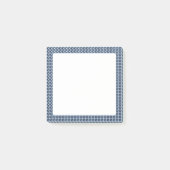 Schattige Blauw Bloemen Patroon Sticky Notes (Voorkant)