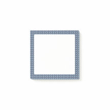 Schattige Blauw Bloemen Patroon Sticky Notes