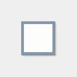 Schattige Blauw Bloemen Patroon Sticky Notes