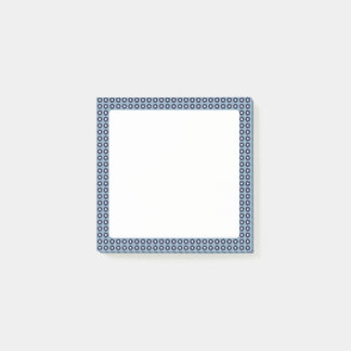 Schattige Blauw Bloemen Patroon Sticky Notes