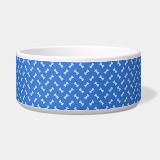 Schattige blauw botpatroon voerbakje