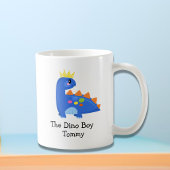 Schattige Blauw De Dino Boy Kinderen Koffiemok