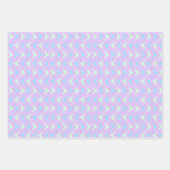 Schattige blauw en Paarse geometrische driehoekspa Inpakpapier Vel (Voorkant 2)