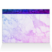 Schattige blauw en Paarse hart (Binnen Horizontaal (Boven))