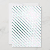 Schattige blauw gekko hagedis jongen verjaardagsfe kaart (Achterkant)