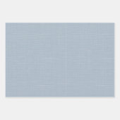 Schattige blauw gingham en stippen eenvoudige klas inpakpapier vel (Voorkant 2)