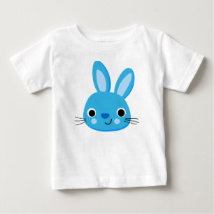 Schattige Blauw Konijn Baby Boy T-shirt
