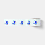 Schattige blauw papegaai grappig lint (Voorkant)
