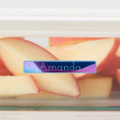 Schattige blauw rood paarse gradiënt kleurcode naa labels (Aangebracht)