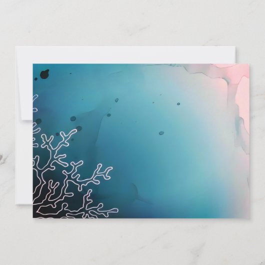 Schattige Blauw Walvis Geel Bloemen Navy Verjaarda Kaart (Achterkant)