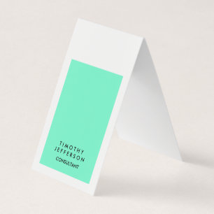 Schattige Blauw Wit Elegant Modern Visitekaartje