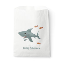 Schattige Blauw Zee Shark Boys Baby shower