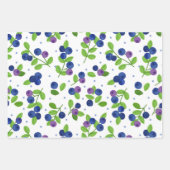 schattige blauwbes inpakpapier vel (Voorkant)