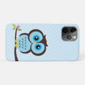 Schattige blauwboomillustratie Case-Mate iPhone case (Achterkant (horizontaal))