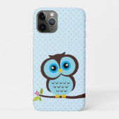 Schattige blauwboomillustratie Case-Mate iPhone case (Achterkant)