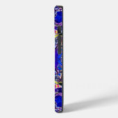 Schattige blauwe abstracte elementen Case-Mate iPhone case (Achterkant / Links)