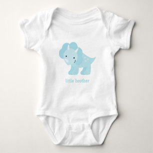 Schattige blauwe Baby-dinosaurus Romper