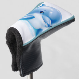 Schattige Blauwe Baby Dolfijn Golfheadcover