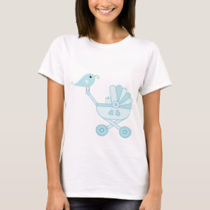 Schattige Blauwe Babyjongen T-shirt