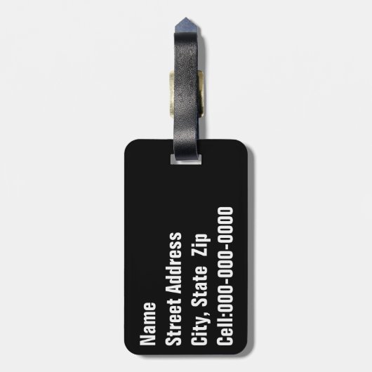 Schattige blauwe gelaatsmasker keukenfoto bagagelabel (Achterkant verticaal)