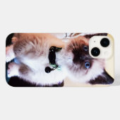 Schattige blauwe gelaatsmasker keukenfoto Case-Mate iPhone case (Achterkant (horizontaal))