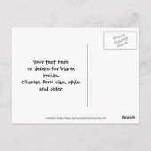 Schattige Blauwe Kat Foto Bedankt  Briefkaart (Achterkant)