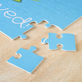 Schattige blauwe kat legpuzzel (Zijkant)