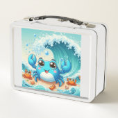 Schattige blauwe krab (Achterkant)