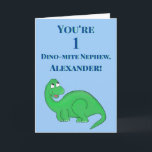 Schattige Blauwe Neef Zoon Jongen 1e Verjaardag Di Kaart<br><div class="desc">Personaliseer deze 1e verjaardagskaart voor je neef,  zoon of geliefde kleine jongen!  Perfect voor tantes en ooms,  moeders en vaders,  of iedereen die op zoek is naar de perfecte manier om hun speciale jongen een heel fijne 1e verjaardag te wensen!</div>