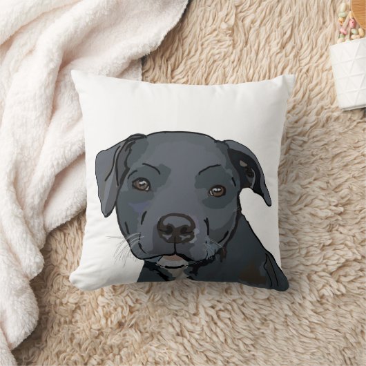 Schattige blauwe stafylokok kussen (Deken)