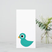 Schattige blauwe vogel (Staand voorkant)