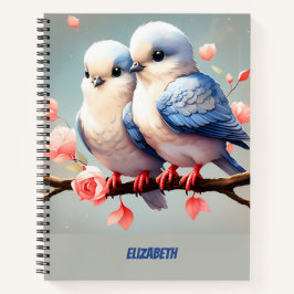 Schattige Blauwe Vogels, Blauwe Vogels, Vogels, To Notitieboek