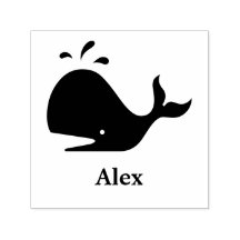 Schattige Blauwe Walvis 4Alex (Naam)