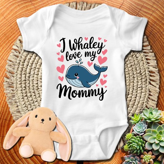 Schattige Blauwe Walvis Ik Walvis Liefde mijn Moed Romper