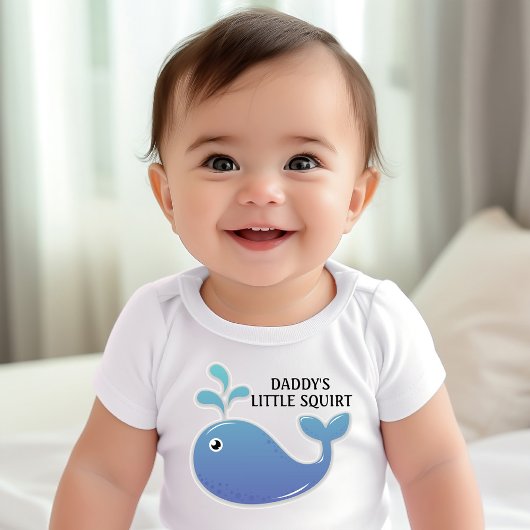 Schattige Blauwe Walvis Kleine Spuit Romper