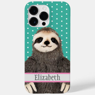 Schattige Blauwgroen benaming Kinder dierlijk Scho Case-Mate iPhone 14 Pro Max Hoesje